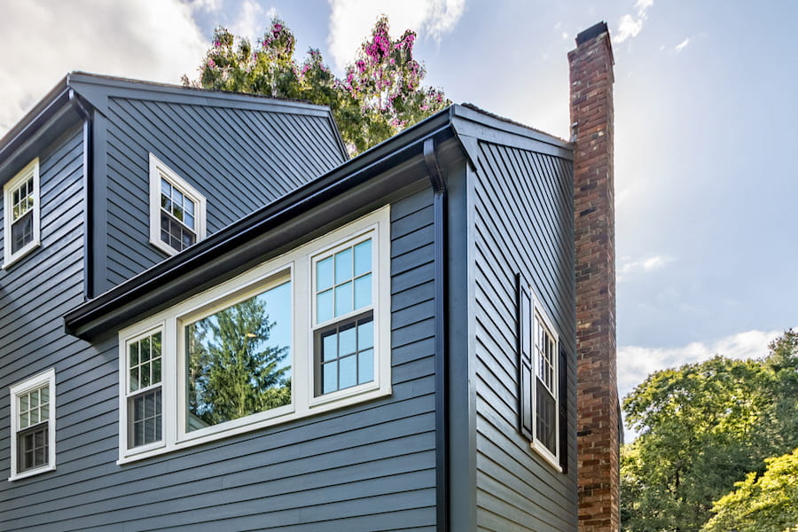 Modern exterior renovation using James Hardie siding styles to elevate home design and protection