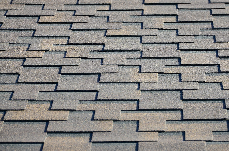 Close Up of Rectangular Shingles on a Roof