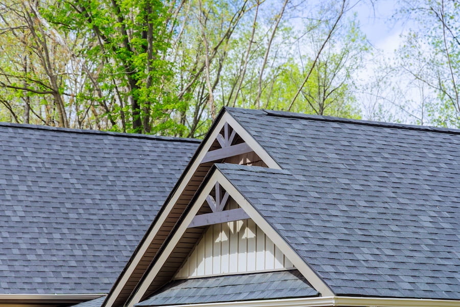 New roof on traditional Bay Village, Ohio residence
