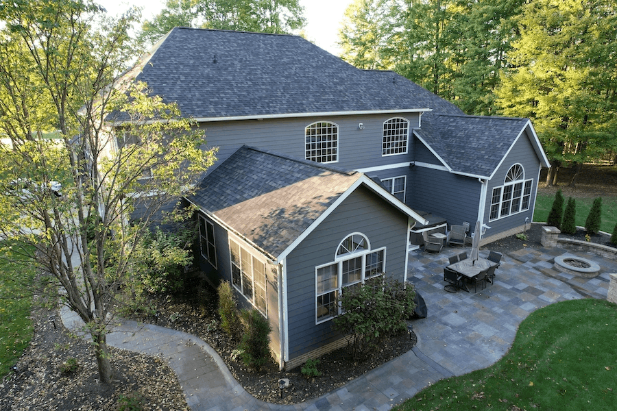 Bay Village home with new roof and seamless gutters