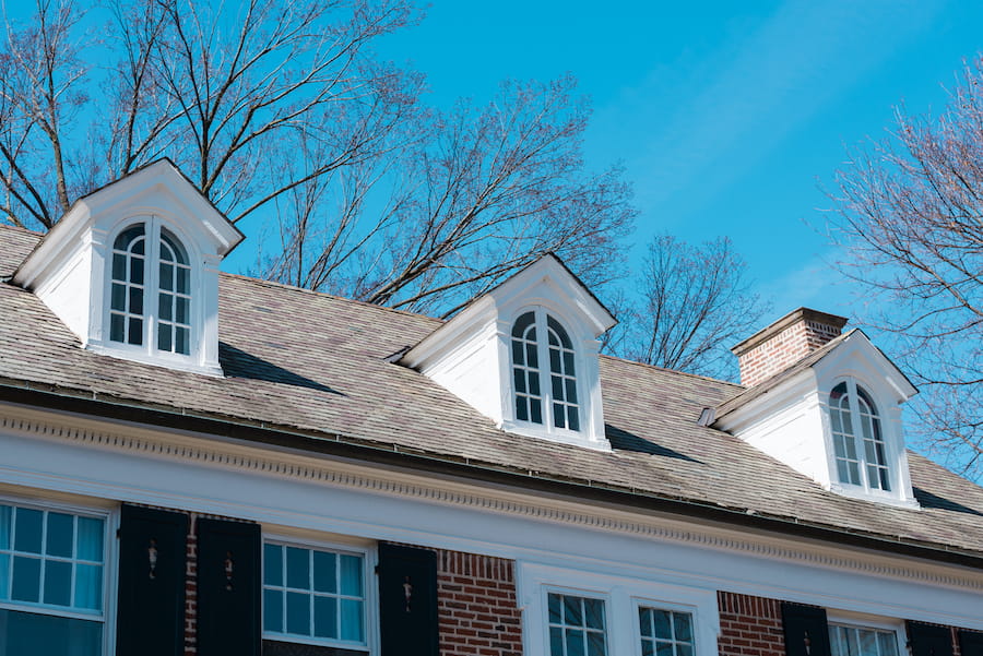 Roofing installation on a home in Fairview Park, Ohio